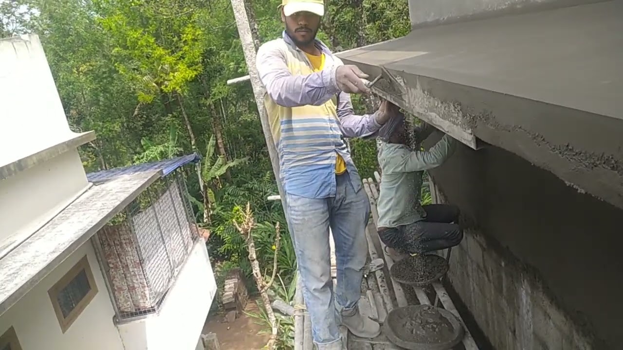 kerala outside plaster bilding🏠