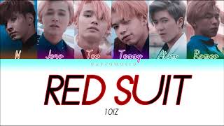 Video thumbnail of "10IZ - Red Suit [сөзі, текст+latyn lyrics] КАРАОКЕ!"