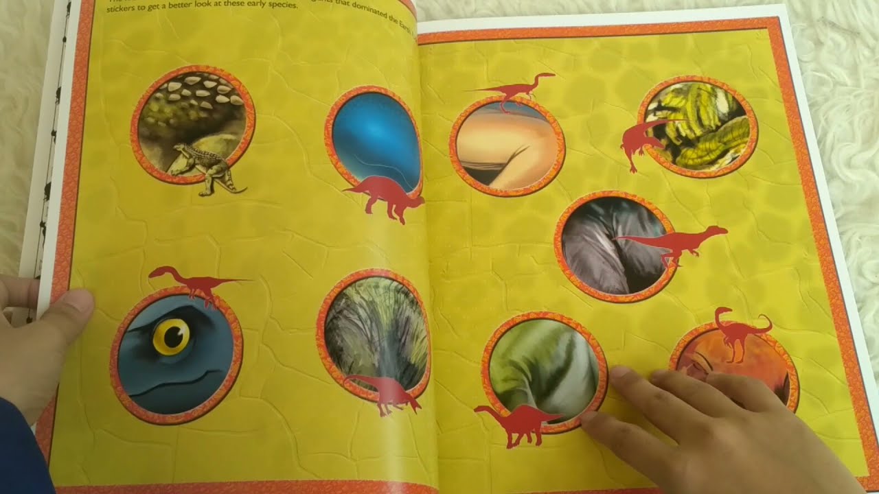 Sticker Book Treasury DINOSAURS with Over 350 Reusable Sticker