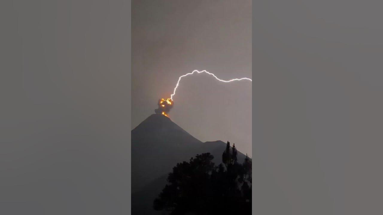 Volcanic lightning is caused by a volcanic eruption rather than from an ordinary thunderstorm.
