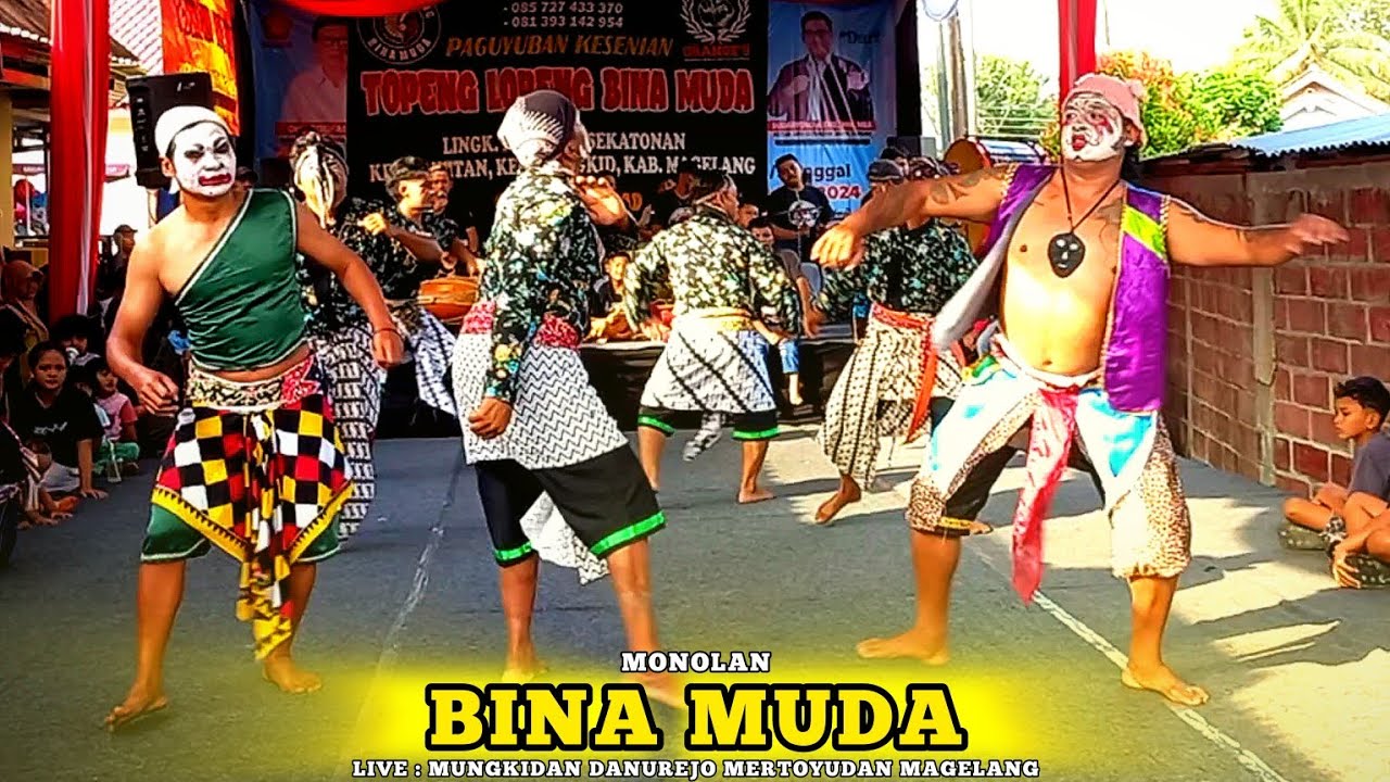 🔴Ngakakk . Monolan Topeng Loreng Bina Muda || Live Mungkidan Danurejo ...