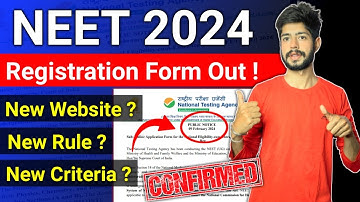 NEET 2024 Registration Form Out | NEET Registration 2024 | NEET Application Form 2024 | NEET News