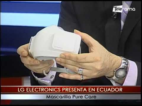 LG Electronics presenta en Ecuador mascarilla Pure Care