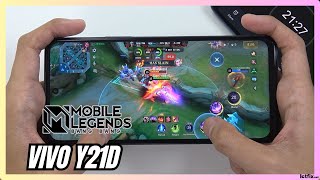 Vivo Y21D Mobile Legends Gaming test MLBB | Unisoc T7225, 90Hz Display