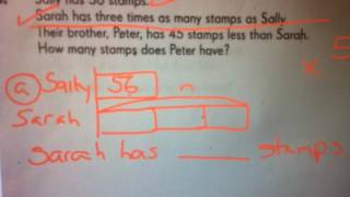 Bar modeling for multiplication #8 page 173