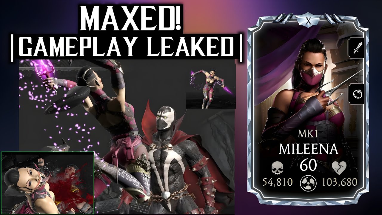 Mk1 Mileena Maxed GamePlay Leaked! Early Access Mk Mobile! Update 6.0
