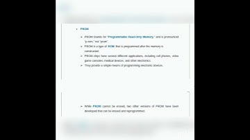 Programmable Read-Only Memory (PROM)