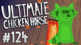 Ultimate Chicken Horse - #124 - ZOMBIE RACOONS?! (Transformidable Update Gameplay)