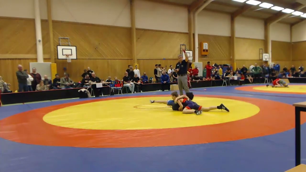Filip Thysell (Eskilstuna GAK) vs Adam Tambiev (Atak Wrestling) 2 : 14 (1/4)