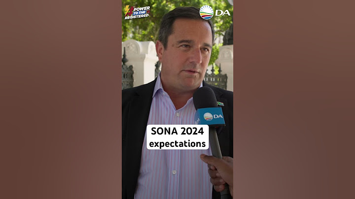 DA SONA 2024 expectations