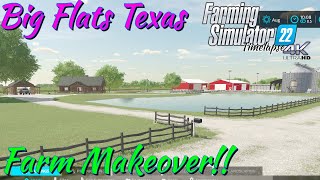Big Flats Texas | FARM MAKEOVER!!! | FS22 Timelapse 4K | Xbox Series X screenshot 5