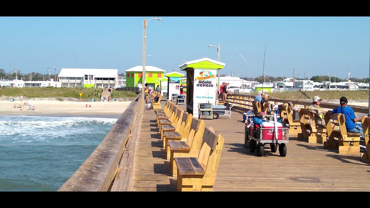 BOGUE INLET FISHING PIER, EMERALD ISLE, NC, OCTOBER 2019 YouTube