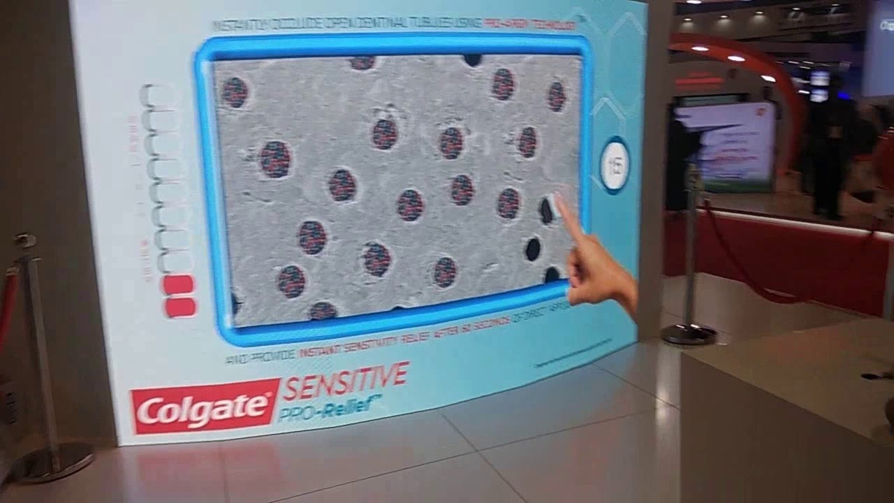 Motion controlled gaming engagement for Colgate sensitive pro relief at AEEDC Dubai