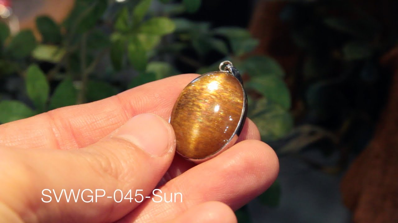 ★サンストーン オーバル ペンダント(SA) ☆2.38ct サンストーン 金魚 オーバル1個限定※こちらのルースを