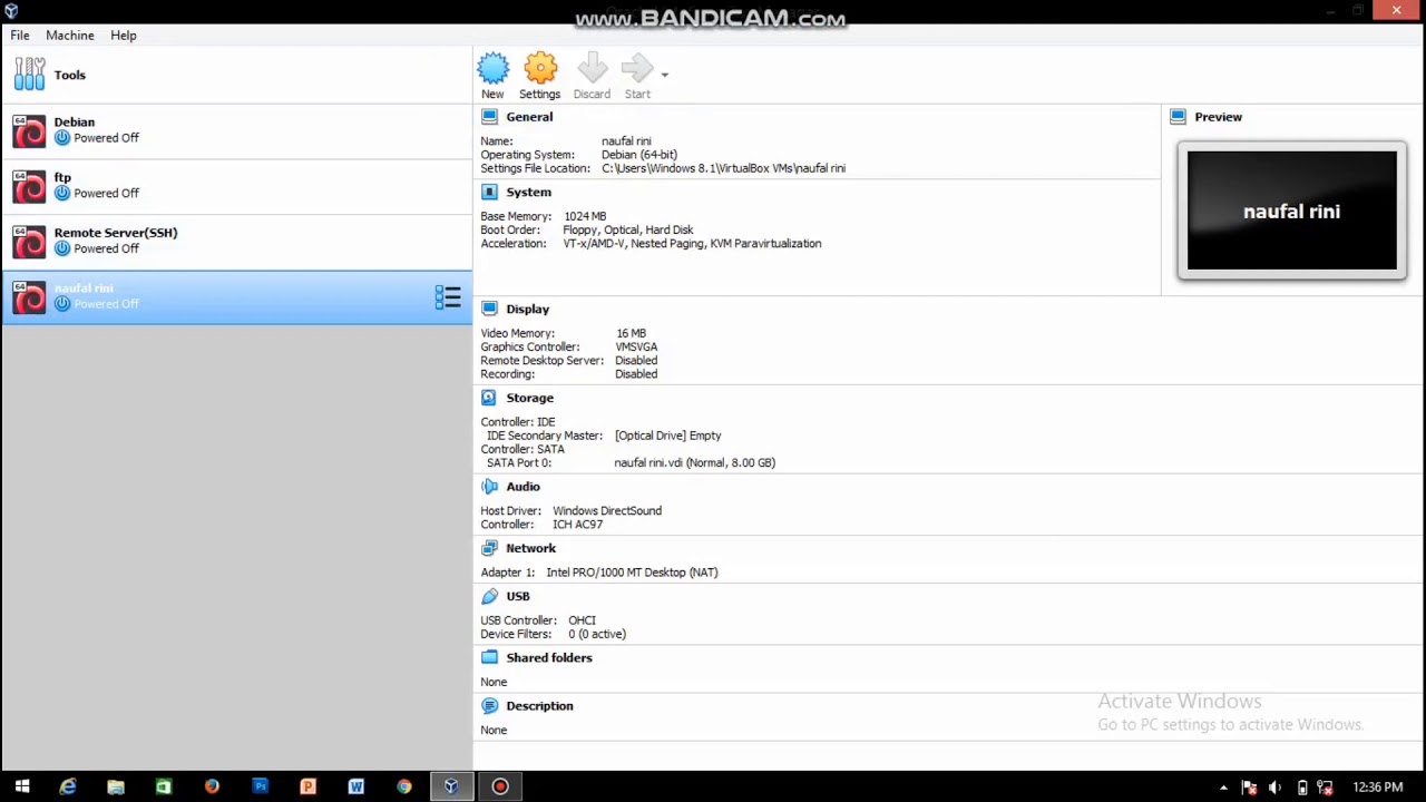 Remote server (SSH) 