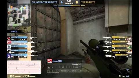CS:GO de_dust2 Hacker spotted ........