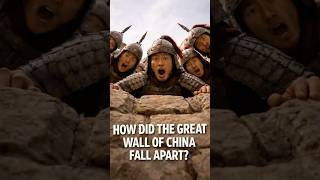 How did the Chinese destroy the Chinese Wall? #history #historyfacts #historyshorts