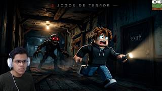 NÃO JOGUE ESSES 3 JOGOS DE TERROR NO ROBLOX À NOITE