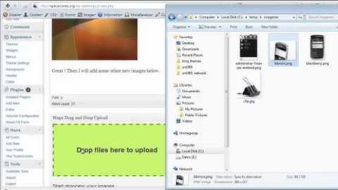 Magn Drap and Drop Upload for WordPress Video