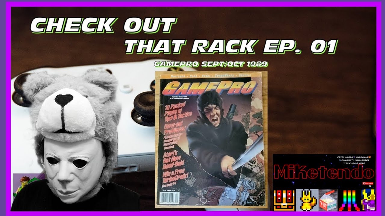 👀Check Out That Rack EP. 1👾GAMEPRO Sept/Oct 1989 📰