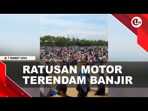 RATUSAN MOTOR KARYAWAN PABRIK TERENDAM BANJIR | U-NEWS