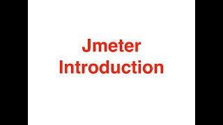 Jmeter Introduction
