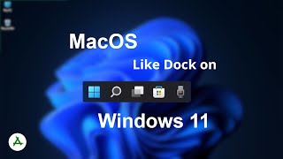 how to get macos like dock on windows with rounded tb