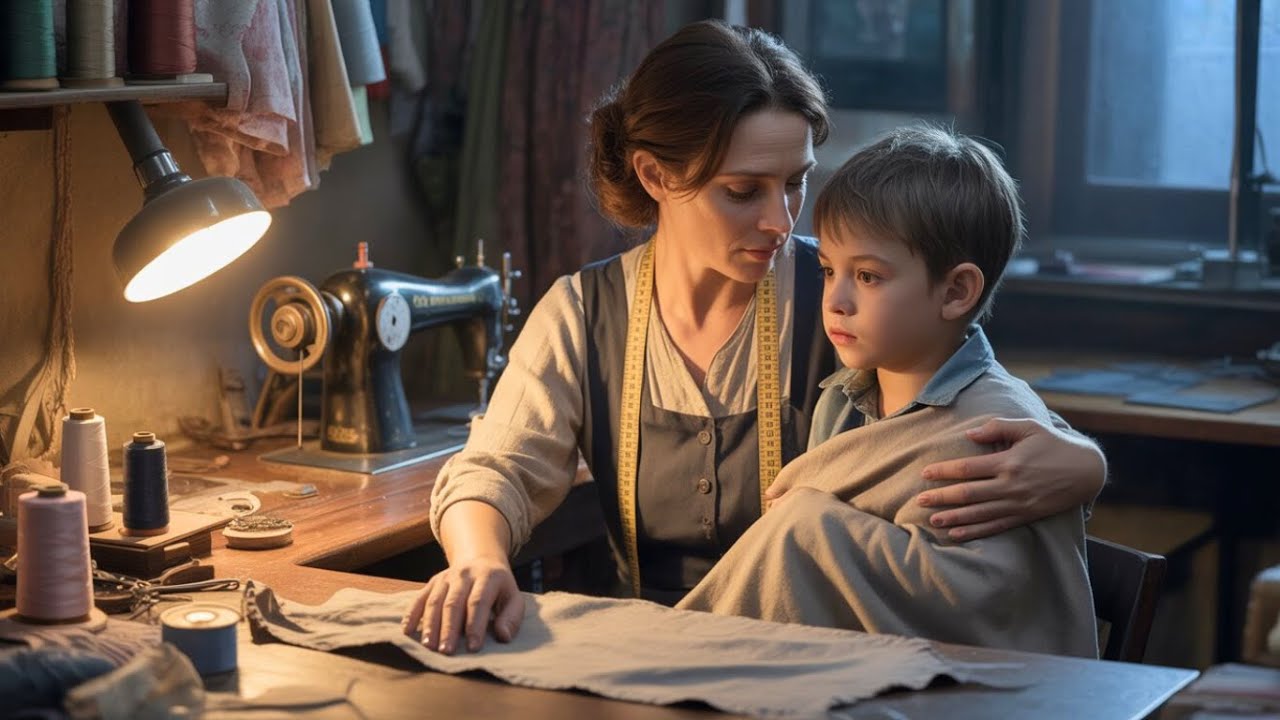 Una costurera humilde dio abrigo a un niño… y descubrió que era el hijo de su antiguo patrón.