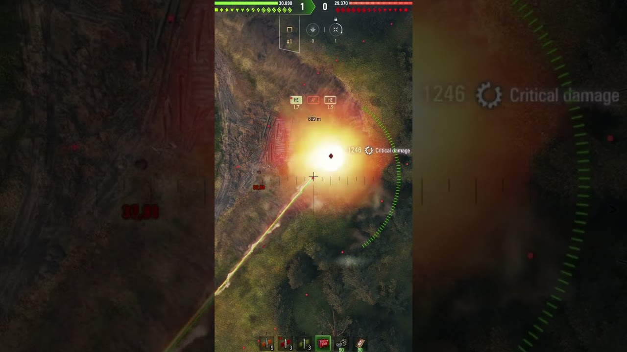 T92 HMC Arty Deletes AMX 13 105 for 1246 HP  