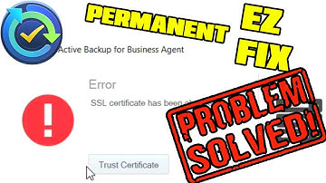 active backup for business stops working