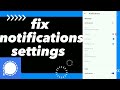 How To Fix Notifications Settings On Signal App