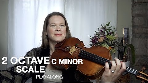 2 Octave C Melodic Minor Scale Playalong