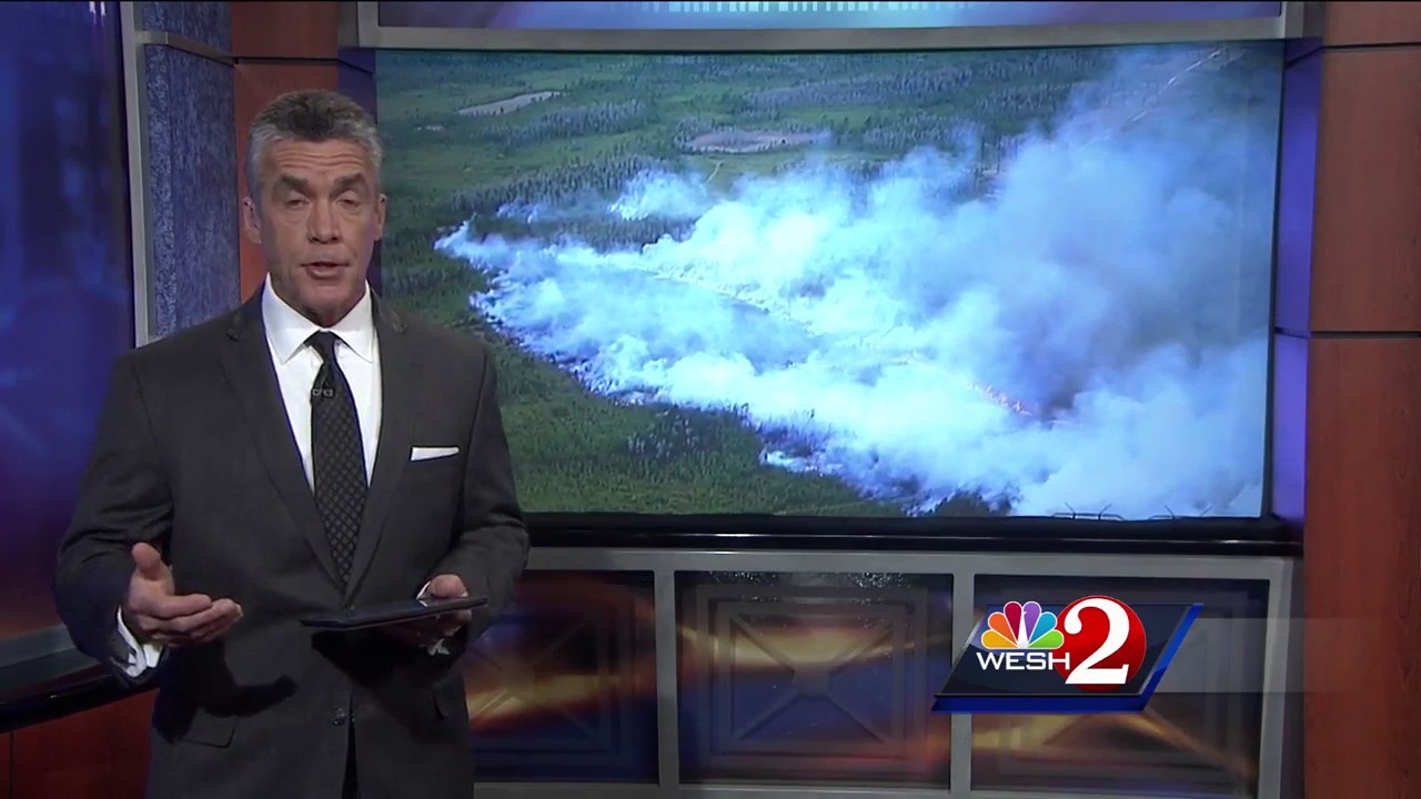 Crews battle 'savage fire' in East Orange County - YouTube