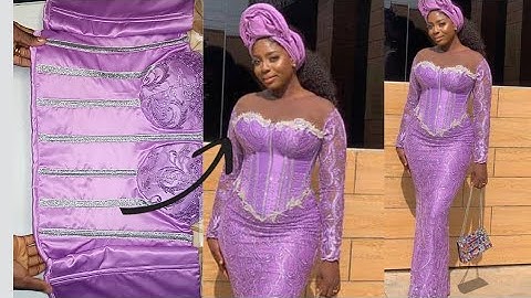 How to Cut and Sew a Snatched waist Inbuilt Corset dress with a Yoke and Basque Waistline.