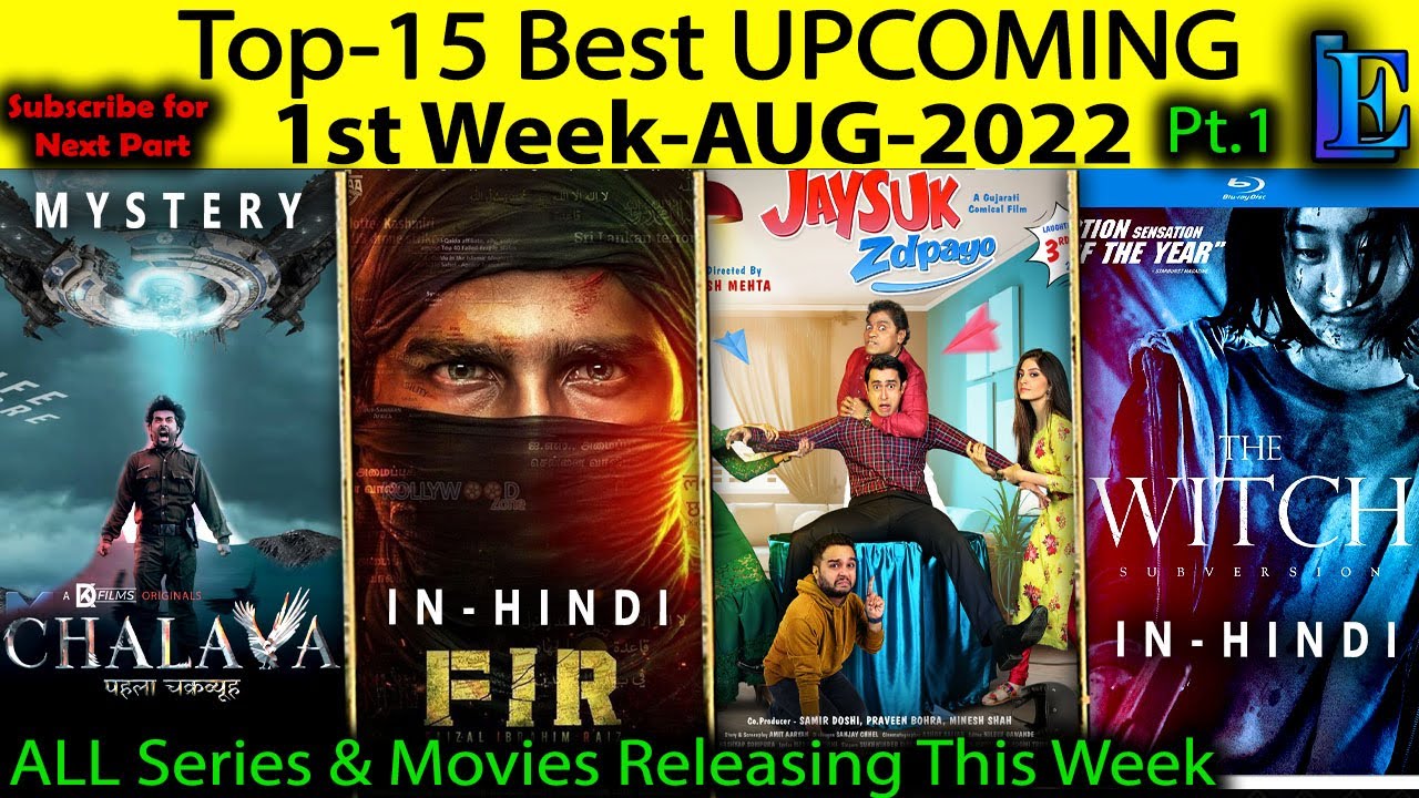 Top-15 Upcoming 1st WEEK AUG-2022 Pt-1 Hindi Web-Series Movies #Netflix#Amazon#SonyLiv#Disney+