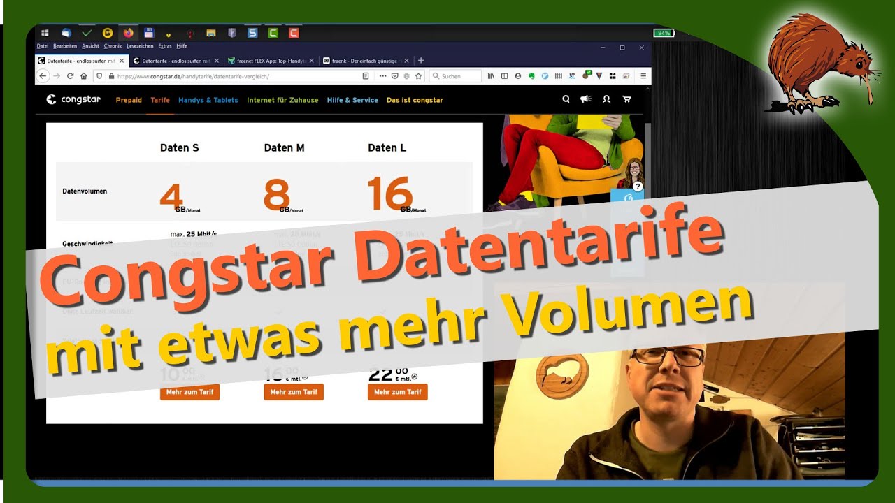 New Congstar passt die Datentarife an