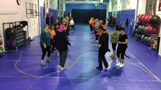 Zumba Gold "Soul Train" line dance Halloween Class Chocolate by Soul Control