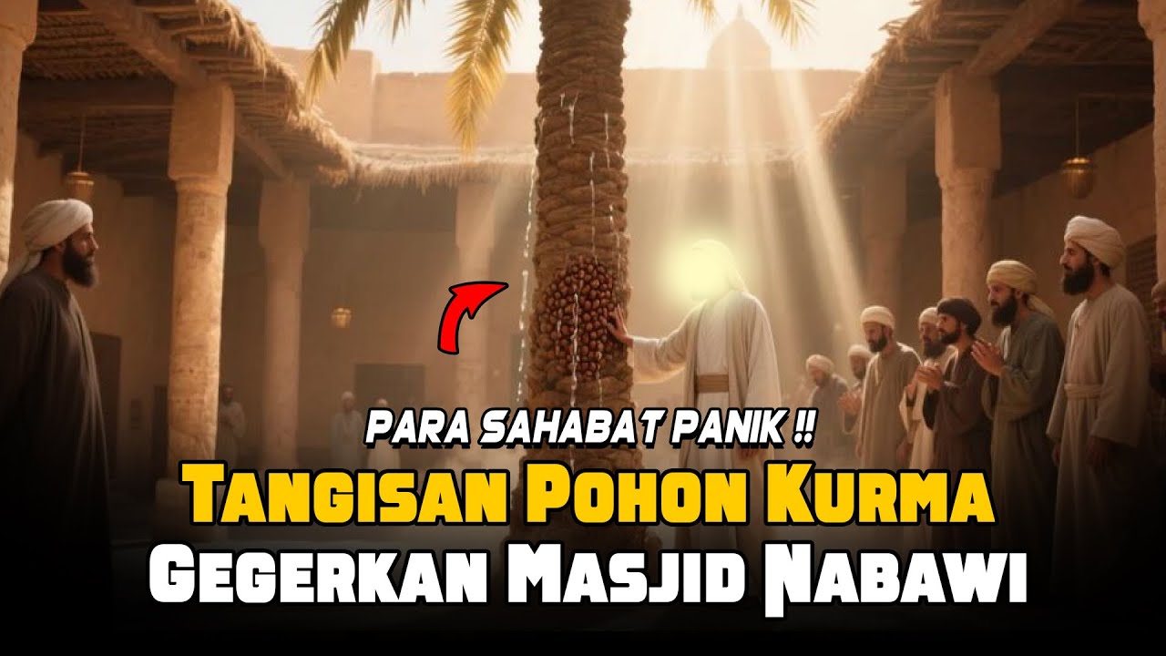 Pohon Kurma Menangis Ditengah Jamaah! Mukjizat Nyata di Masjid Nabawi