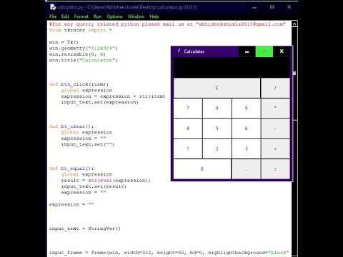 How To Make Simple Calculator In Python #python #calculator #simple # ...