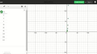 Desmos | Exponential Regression
