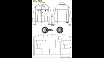 HOW TO DENIM JACKET PATTERN MAKING 2023