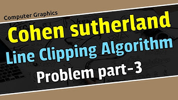 Cohen sutherland line clipping algorithm line clipping problem in Bangla.
