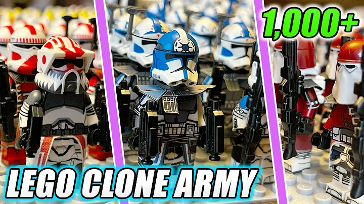 My LEGO Star Wars Clone Army! (2024 Edition) With Over 1,000 Minifigures!