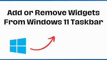 How to Add or Remove Widgets from Windows 11 Taskbar