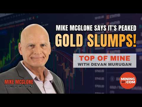 Gold Falls as Bloomberg’s Mike McGlone Warns of Deeper Reset in Metals