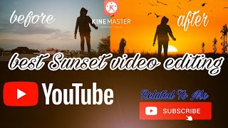 Best Sunset Video Editing Kinemaster | kinemaster editing | sunset sky video editing | Related To Me screenshot 3