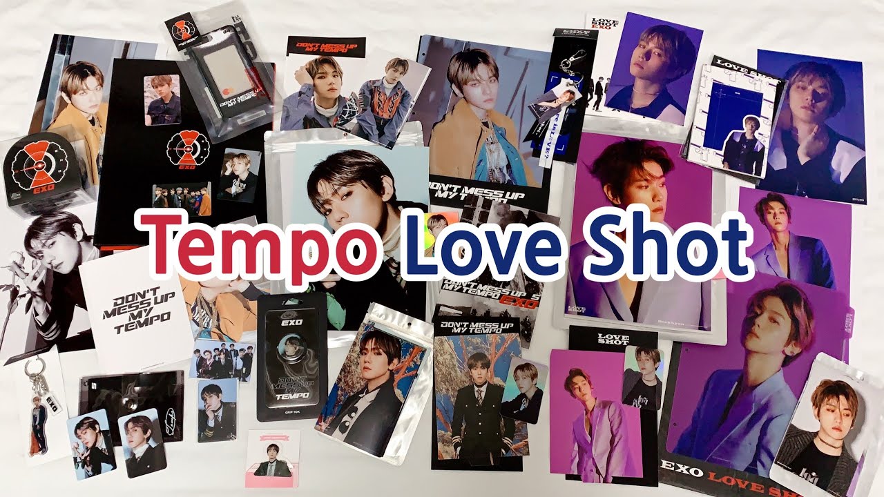 [UNBOXING] EXO 엑소 Tempo🏍 Love Shot💎 OFFICIAL MD (엑소엘/굿즈 정리/백현)