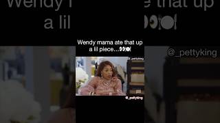Wendy mama ate that up! 🔥🙌🏾👀👱🏾‍♀️ #pettyking #rhop #marriedtomedicine #rhoa #realitytv