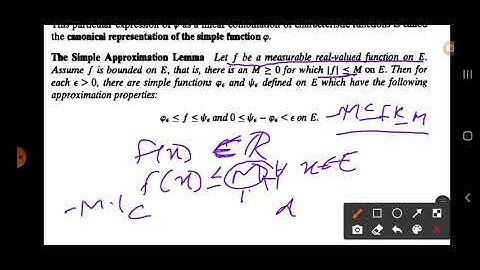 M2 Sec 3.2 Sequential pointwise limits and simple approximation