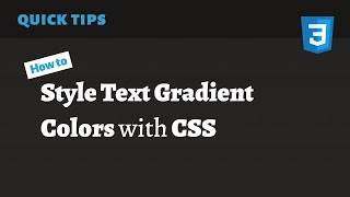 How To Add A Text Gradient Color With Css